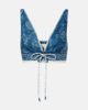 Alemais AlÃ©mais Lucky printed linen crop top - 1