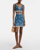 Alemais AlÃ©mais Lucky printed linen crop top - 5