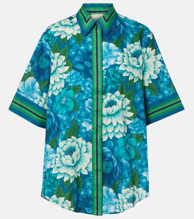 Alemais AlÃ©mais Margo oversized printed cotton shirt
