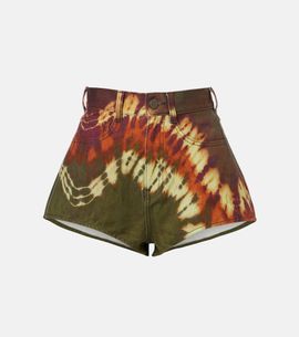 Alemais AlÃ©mais Marilyn dyed denim shorts
