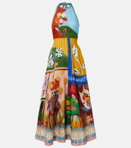 Alemais AlÃ©mais Mlak printed linen-blend midi dress