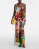 Alemais AlÃ©mais Mlak printed silk twill top - 7