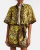 Alemais AlÃ©mais Mona floral hemp shirt - 2