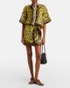 Alemais AlÃ©mais Mona floral hemp shirt - 5