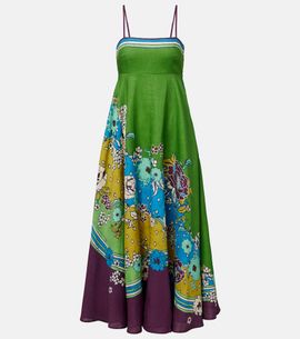 Alemais AlÃ©mais Nanci printed linen maxi dress