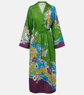 Alemais AlÃ©mais Nanci printed linen shirt dress