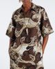 Alemais Alémais Otis printed oversized linen shirt - 2