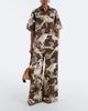 Alemais Alémais Otis printed oversized linen shirt - 6