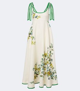 Alemais Alémais Phyllis floral linen maxi dress