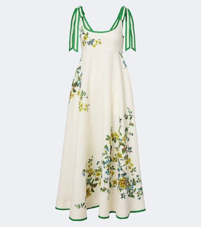 Alemais Alémais Phyllis floral linen maxi dress