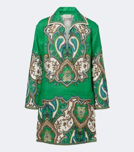 Alemais Alémais Porter printed linen minidress
