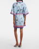 Alemais Alémais Printed belted linen shirt dress - 3