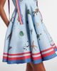 Alemais Alémais Printed linen minidress - 5