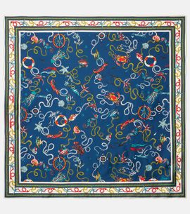 Alemais AlÃ©mais Printed silk twill scarf