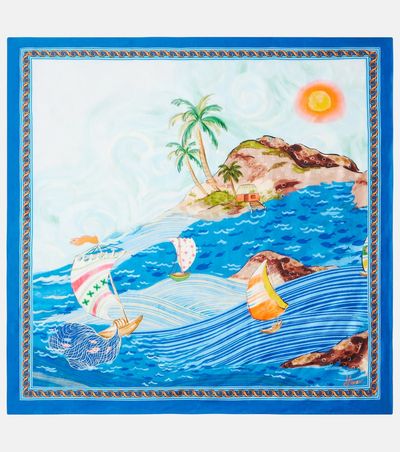 Alemais Alémais Printed silk twill scarf