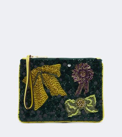 Alemais Alémais Rosette embellished pouch