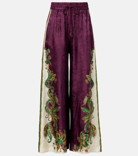 Alemais AlÃ©mais Ruthie printed wide-leg pants