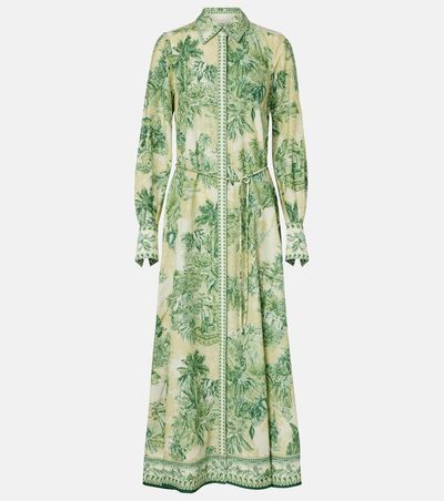 Alemais AlÃ©mais Sara printed cotton and silk shirt dress