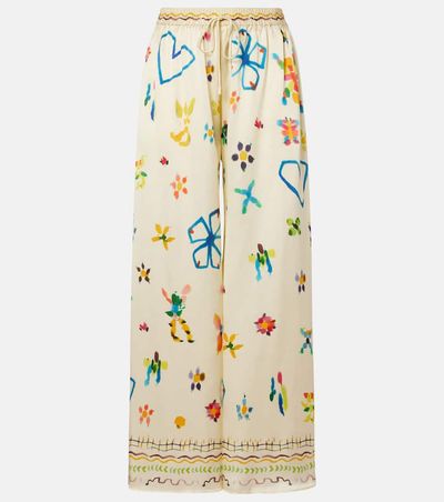 Alemais AlÃ©mais Sidi floral silk palazzo pants