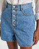 Alemais AlÃ©mais Stephi high-rise denim shorts - 4