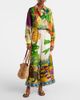 Alemais AlÃ©mais Tiger silk twill wide-leg pants - 2