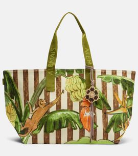 Alemais AlÃ©mais Toucan Tango Large canvas tote bag
