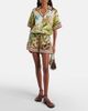 Alemais AlÃ©mais Toucan Tango printed linen shorts - 2