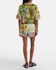 Alemais AlÃ©mais Toucan Tango printed linen shorts - 3