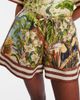 Alemais AlÃ©mais Toucan Tango printed linen shorts - 4