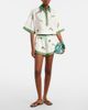 Alemais AlÃ©mais Wanda embroidered linen shorts - 2