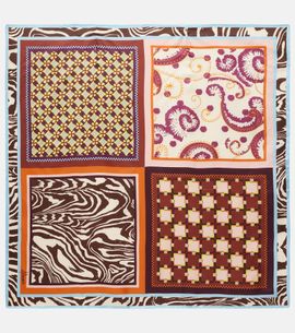 Alemais AlÃ©mais Wilson printed silk twill scarf