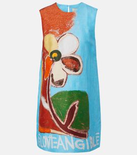 Alemais AlÃ©mais x MLAK Lenny printed linen-blend minidress