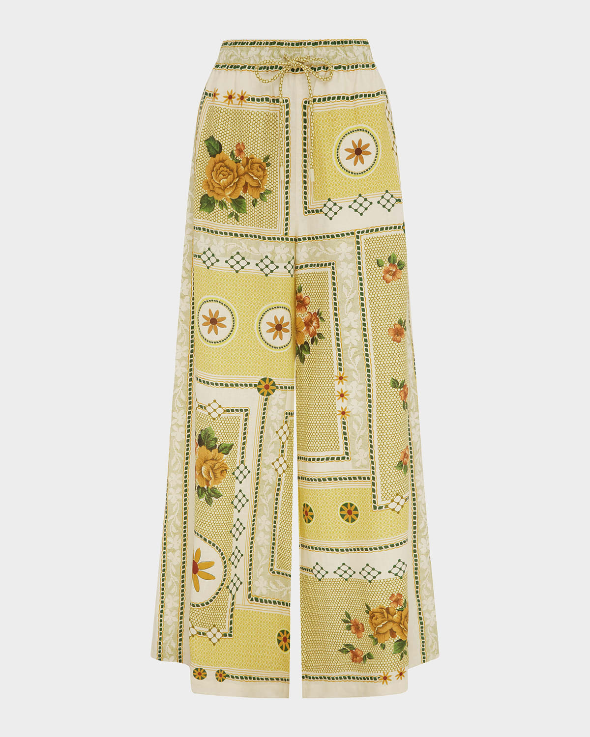 ALEMAIS Dixie Wide-Leg Linen Pants