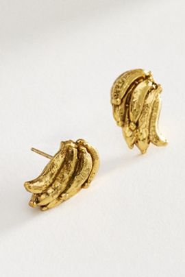 ALEMAIS Jem Banana Post Earrings
