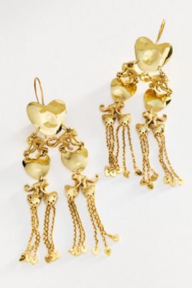 ALEMAIS Jem Heart Monkey Drop Earrings