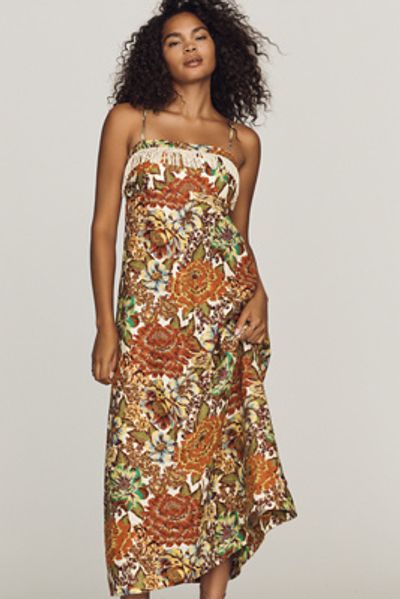 ALEMAIS Lana Linen Midi Dress