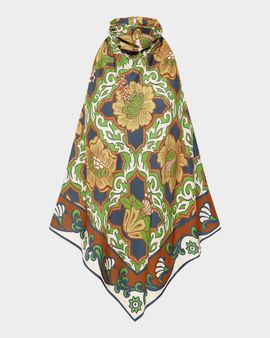 ALEMAIS Liana Halterneck Silk Top