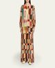 ALEMAIS Marjorelle Button-Front Silk Shirt - 2