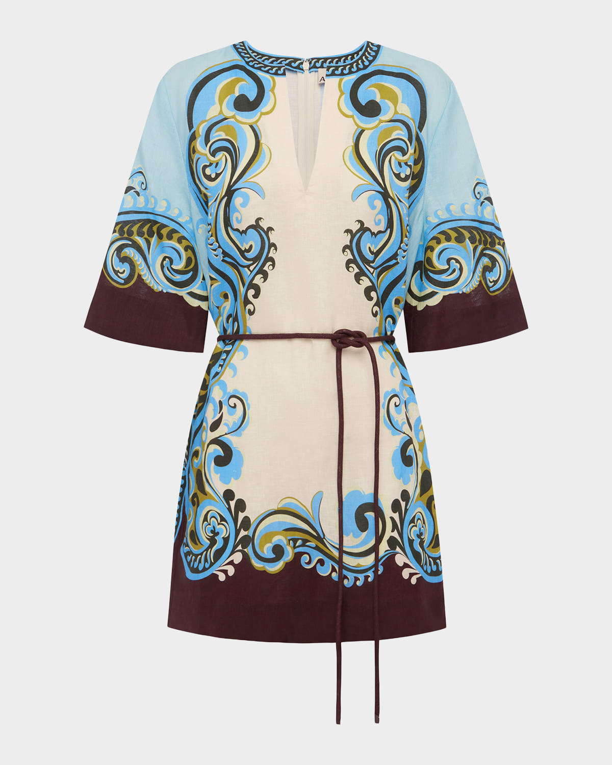 ALEMAIS Natalia Linen Mini Dress