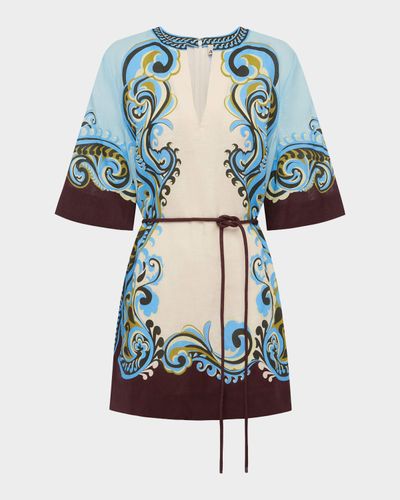 ALEMAIS Natalia Linen Mini Dress