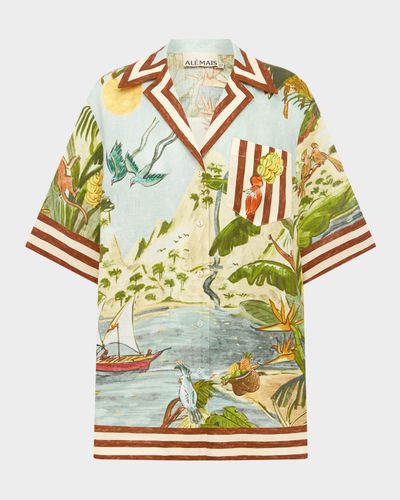 ALEMAIS Toucan Tango Linen Shirt