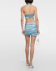 Alessandra Rich Alessandra Rich Asymmetric ruched satin miniskirt - 3
