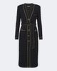 Alessandra Rich Alessandra Rich Belted cotton-blend bouclé tweed coat - 1