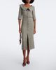 Alessandra Rich Alessandra Rich Belted cotton and wool-blend tweed midi dress - 2