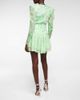 Alessandra Rich Alessandra Rich Belted silk minidress - 3