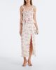 Alessandra Rich Alessandra Rich Bow-detail floral ruffled silk midi dress - 2
