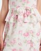 Alessandra Rich Alessandra Rich Bow-detail floral ruffled silk midi dress - 4
