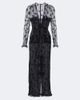 Alessandra Rich Alessandra Rich Bow-detail lace maxi dress - 1
