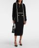 Alessandra Rich Alessandra Rich Cable-knit cropped cotton polo shirt - 2