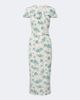 Alessandra Rich Alessandra Rich Caped floral silk midi dress - 1